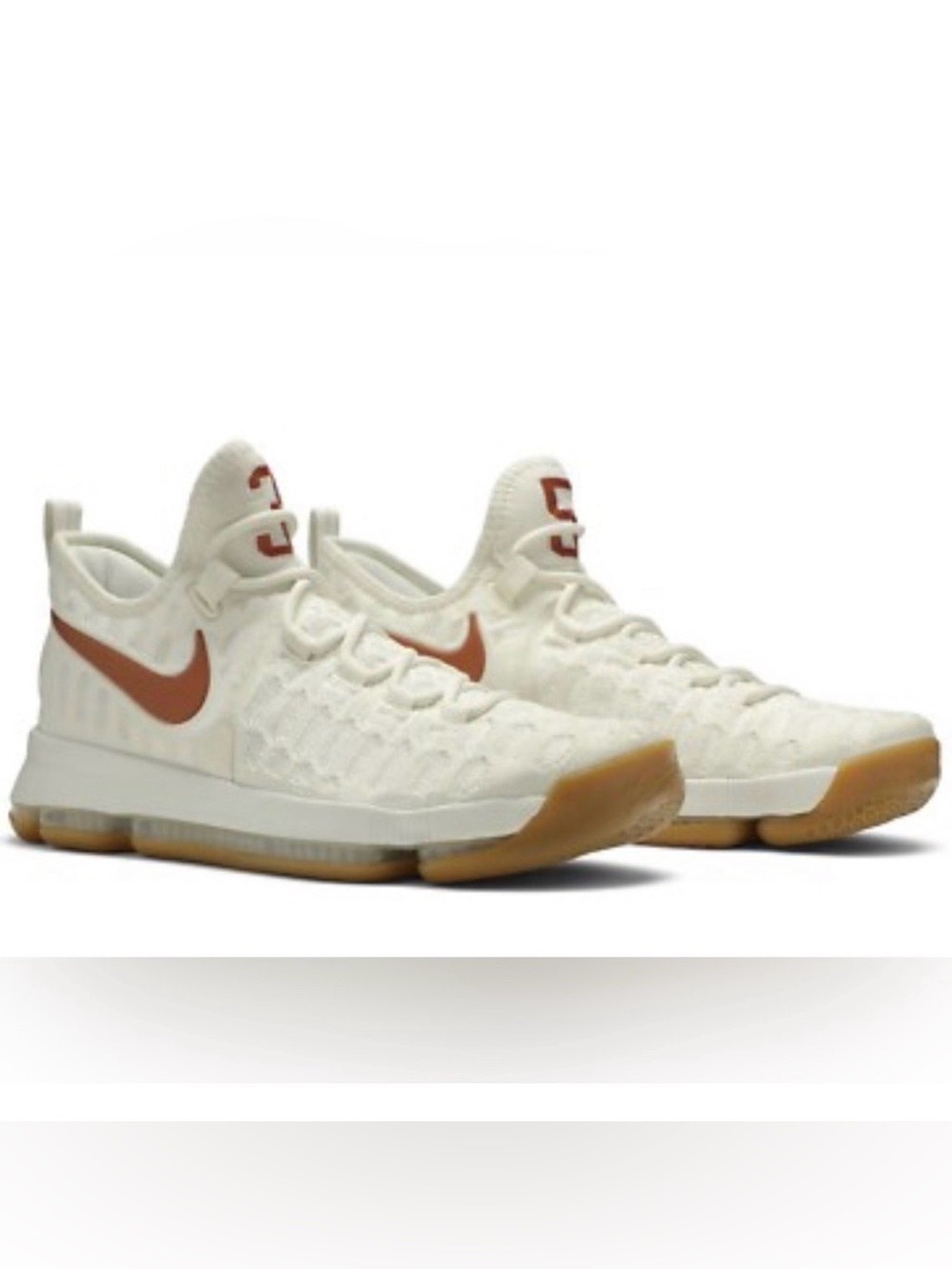 Nike Zoom Texas Longhorn Cream and Tan like new sneakers size 10